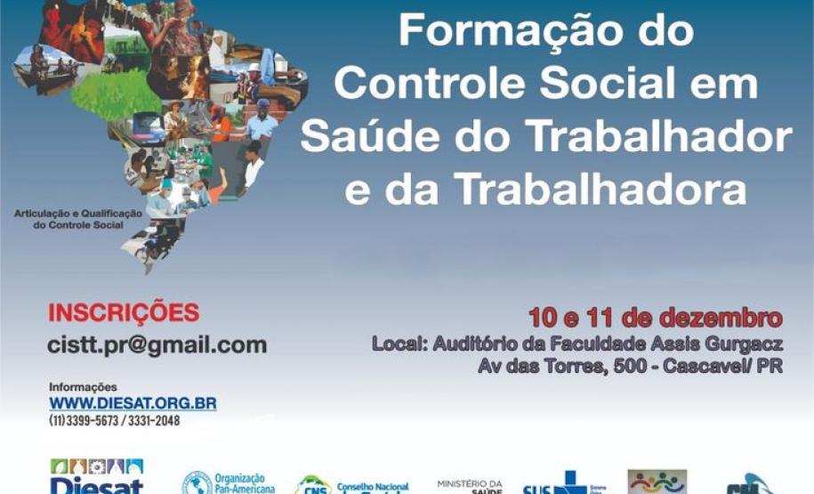 Formação de Controle Social em Saúde do Trabalhador e da Trabalhadora Formação de Controle Social em Saúde do Trabalhador e da Trabalhadora